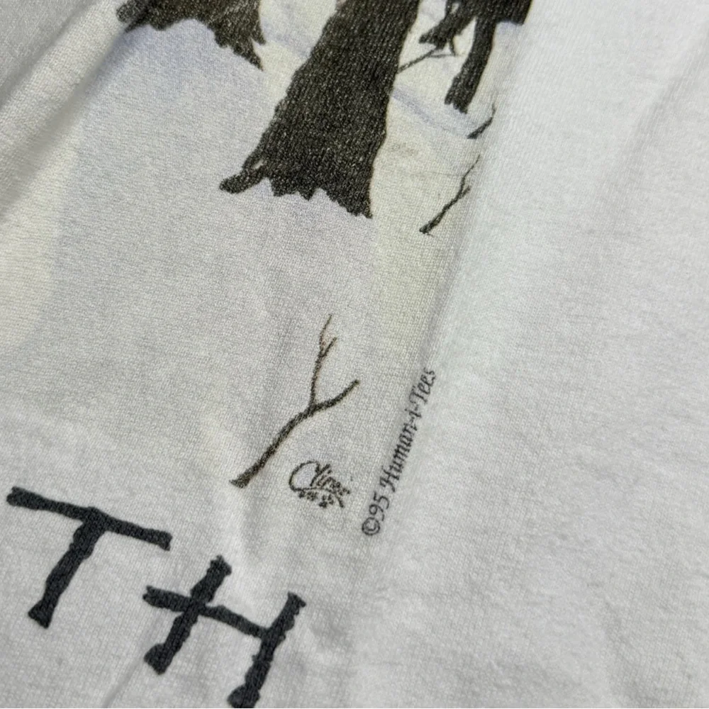 Vintage White Wild Earth Wolf Shirt Size XL - Picture 4 of 7